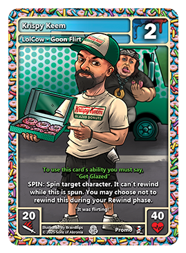 Krispy Keem Full Art Holofoil Promo Set of 2