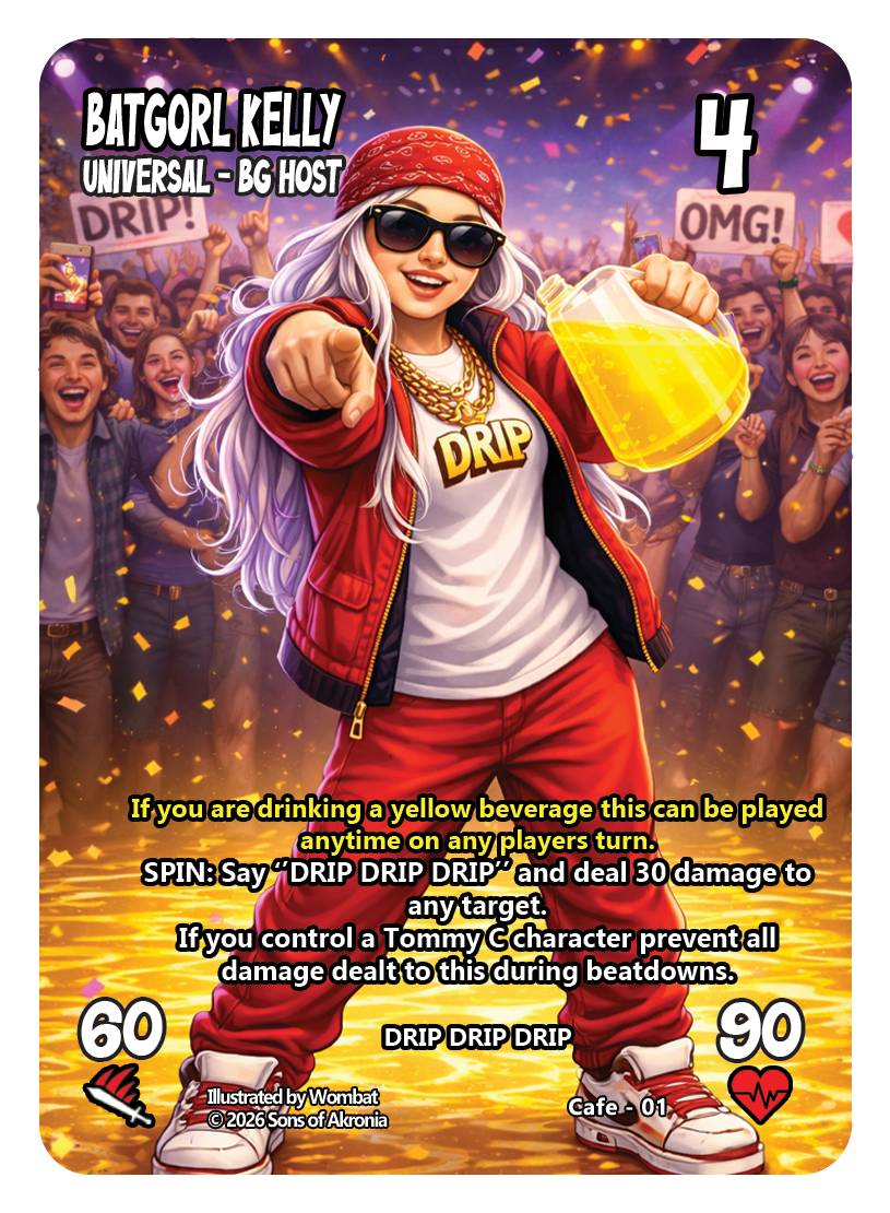 BatgoRl Kelly – 3-Card LImited Edition Promo Set (First 50 Signed!)