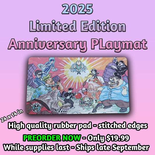 LolCow TCG 2025 Anniversary Playmat (Preorder)